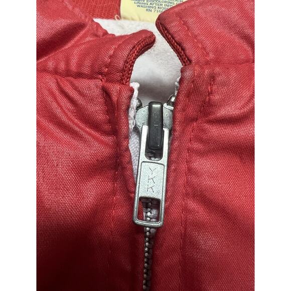 CSX Transportation Men's Jacket Large Full Zip Windbreaker Red Freight Retro - Picture 7 of 12